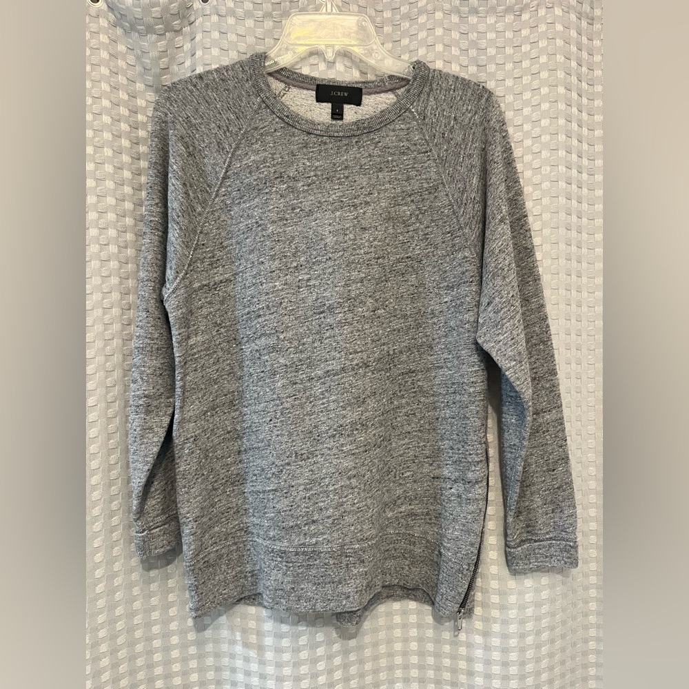 J. Crew Heather Gray Women's Crewneck Pullover Sweater